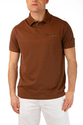MAGLIA POLO UOMO  MARRONE